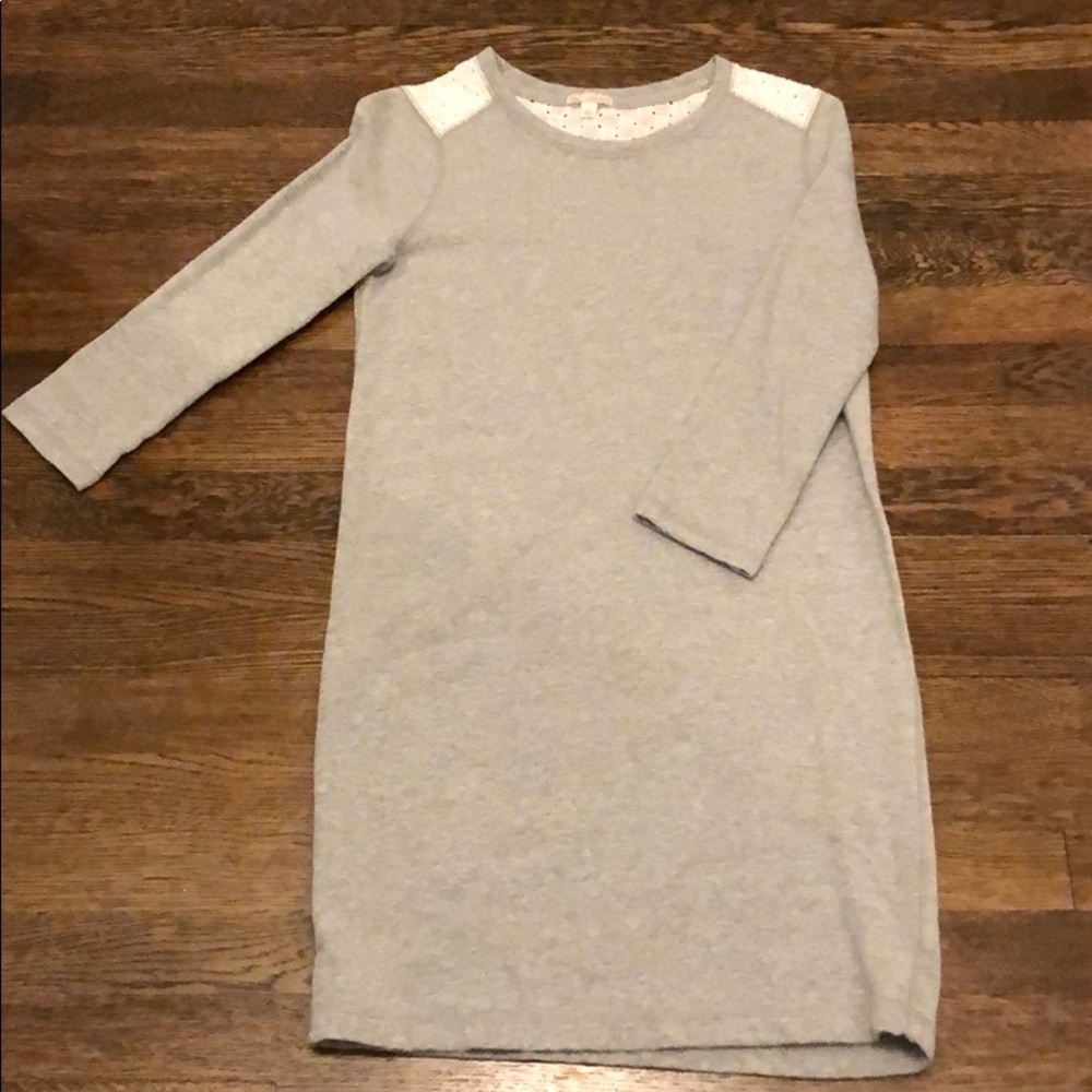 Eyelet & Knit Dress